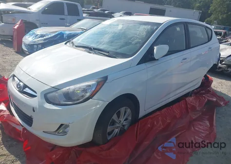 2013 Hyundai Accent Se from USA, damaged, VIN KMHCU5AE5DU131220